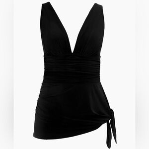 Magicsuit Black V-Neck Swim Dress
